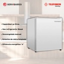 Heladera Bajo Mesada Minibar Telefunken 50l Tfk-hf50 Blanca Color Blanco