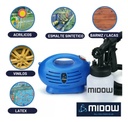 Equipo Pistola Para Pintar Latex Pintura Soplete Midow 650w