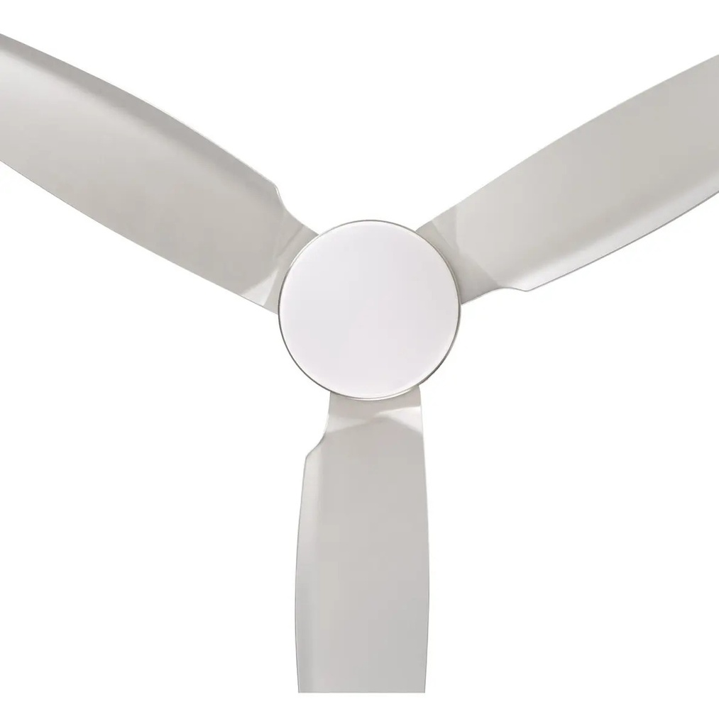 Ventilador De Techo Kanjihome Silver 3 Aspas Fijas Silver Plástico 3