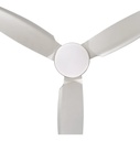 Ventilador De Techo Kanjihome Silver 3 Aspas Fijas Silver Plástico 3