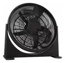 Ventilador De Piso Kanji Kjh-fh1405 Con 5 Aspas De Plástico Negro De 14  35.56 Cm