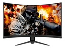 Monitor Gamer Curvo De 27 Pulgadas Fhd 180hz C/luz Kanji Serie Z Kj-mngmx27c Negro
