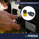 Hidrolavadora Midow 1300w 105 Bar Caudal 360 L/h Accesorios Celeste 50hz