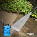 Hidrolavadora Midow 1300w 105 Bar Caudal 360 L/h Accesorios Celeste 50hz