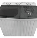 Lavasecarropas Semiautomático Kanji Twin Lava & Seca 5kg Con Bomba De Extracción Xpb55-655sp Blanco