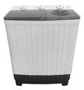 Lavasecarropas Semiautomático Kanji Twin Lava & Seca 5kg Con Bomba De Extracción Xpb55-655sp Blanco