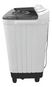 Lavasecarropas Semiautomático Kanji Twin Lava & Seca 5kg Con Bomba De Extracción Xpb55-655sp Blanco