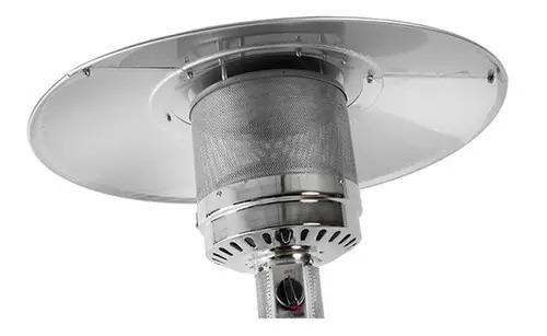 Calefactor Estufa Patio Daewoo Daczgb-a 14kw Reflector Csi Color Negro