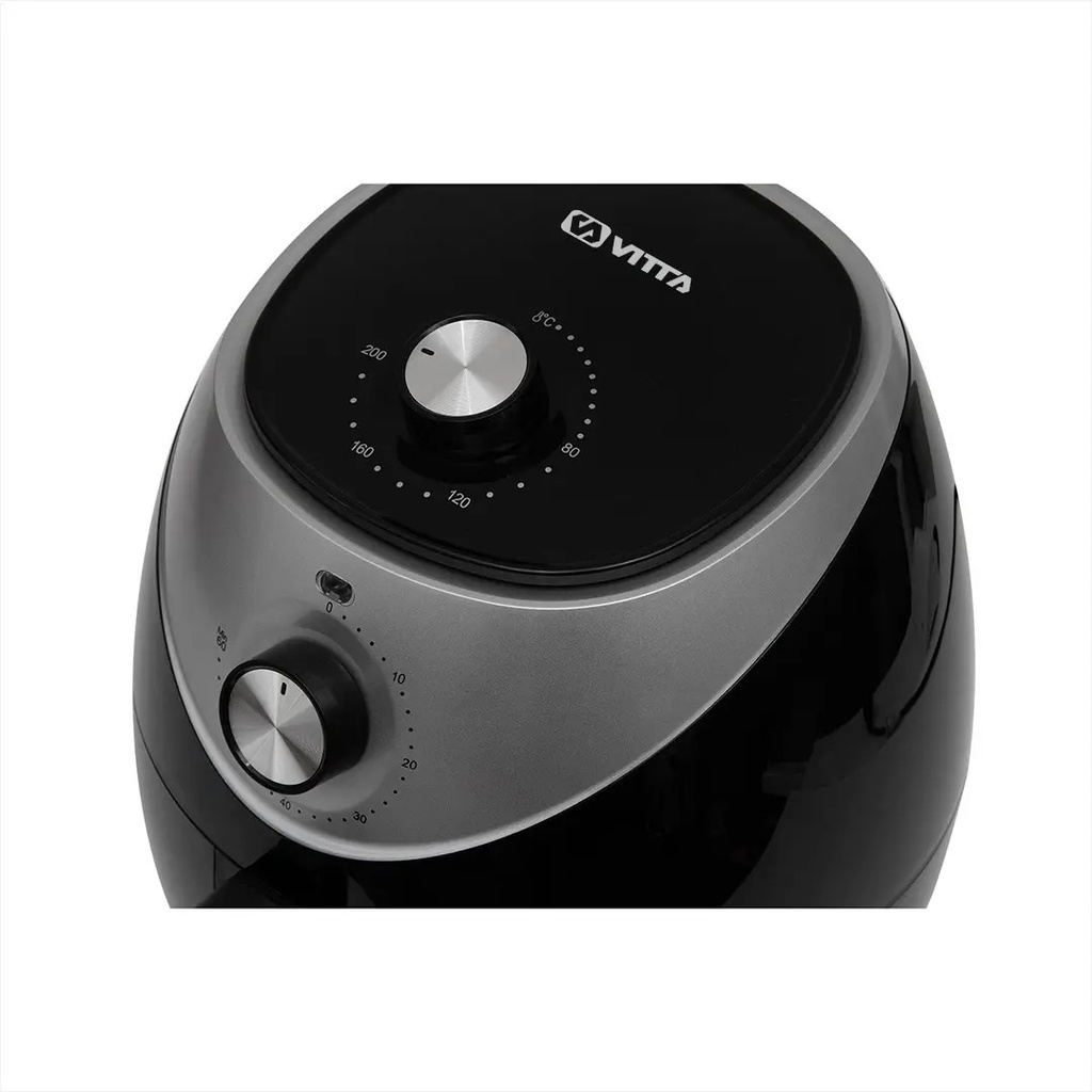 Freidora De Aire Caliente Sin Aceite 3.5 L - Vitta Negro