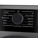 Lavarropas Inverter Automático Microsonic 6kg Frontal Gris Color Gris Grafito
