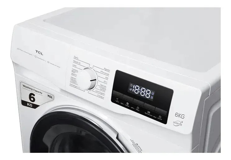 Tcl Lavarropas Effiwash® 1200rpm 6kg Inv. Blanco