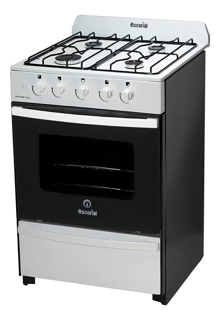 Cocina A Gas Escorial Master Classic S2 56cm Blanca Blanco