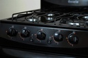 Cocina Escorial Palace Cristal Gas Envasado 51cm Negro