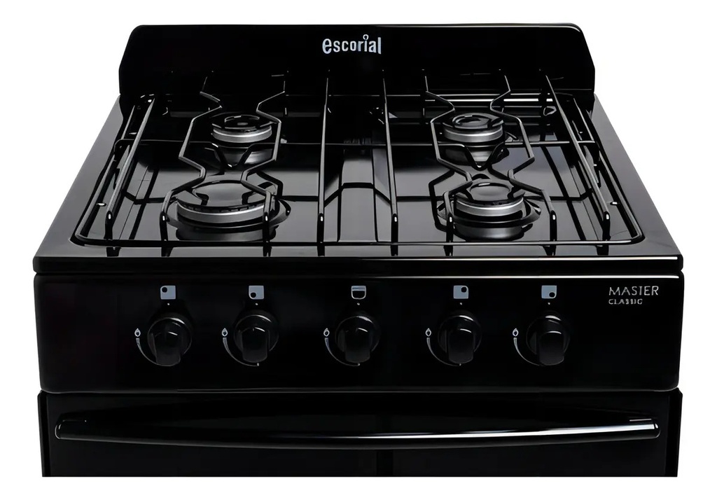 Cocina Escorial Master Classic Gas Envasado 56cm Color Negro
