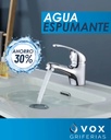 Griferia Monocomando Vox 035mm Acero Inox Cromado Vanitory Cromoda Cromado