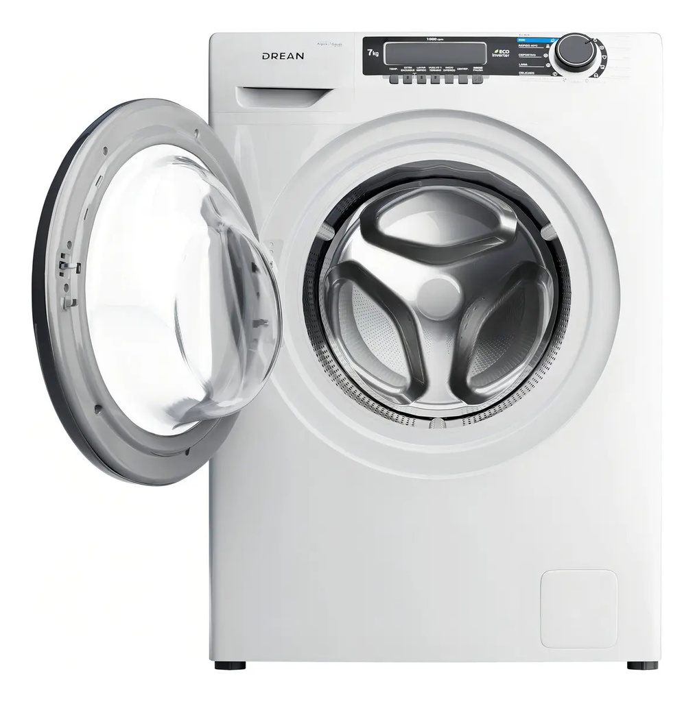 Lavarropas Drean Carga Frontal 7kg Blanco Lfdr0710sb0 Blanco