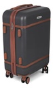 Set 3 Valijas Aeropostales 20 24 28 Rig R360 C/gris/marrón Gris Lisa
