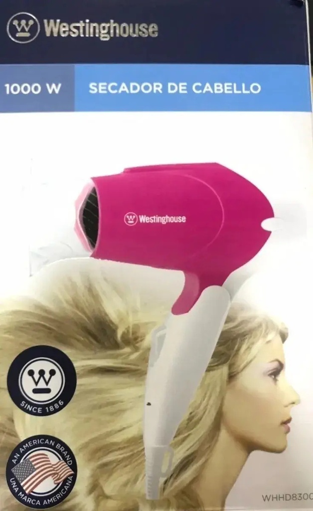 Secador De Pelo Westinghouse 1000w 2 Velocidades Whhd8300 Fucsia