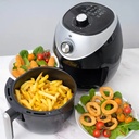 Freidora De Aire 3.5l Westinghouse Wkaf405 Sin Aceite 1400w Antidesllizante Control De Temperatura Color Negro