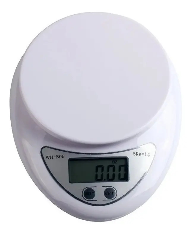 Balanza De Cocina Digital Kanji Home 5kg B05 Con Recipiente Capacidad Máxima 5 Kg Blanco