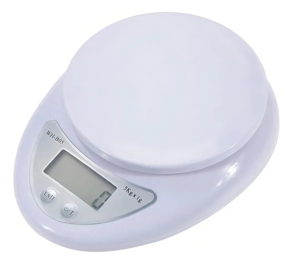 Balanza De Cocina Digital Kanji Home 5kg B05 Con Recipiente Capacidad Máxima 5 Kg Blanco