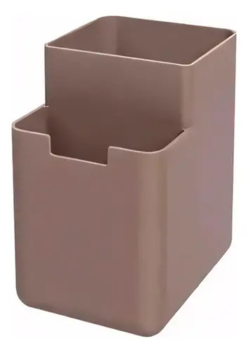 Kit Combo Cocina Escurridor Organizador Jabonera Tacho Gris.