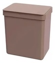 Kit Combo Cocina Escurridor Organizador Jabonera Tacho Gris.