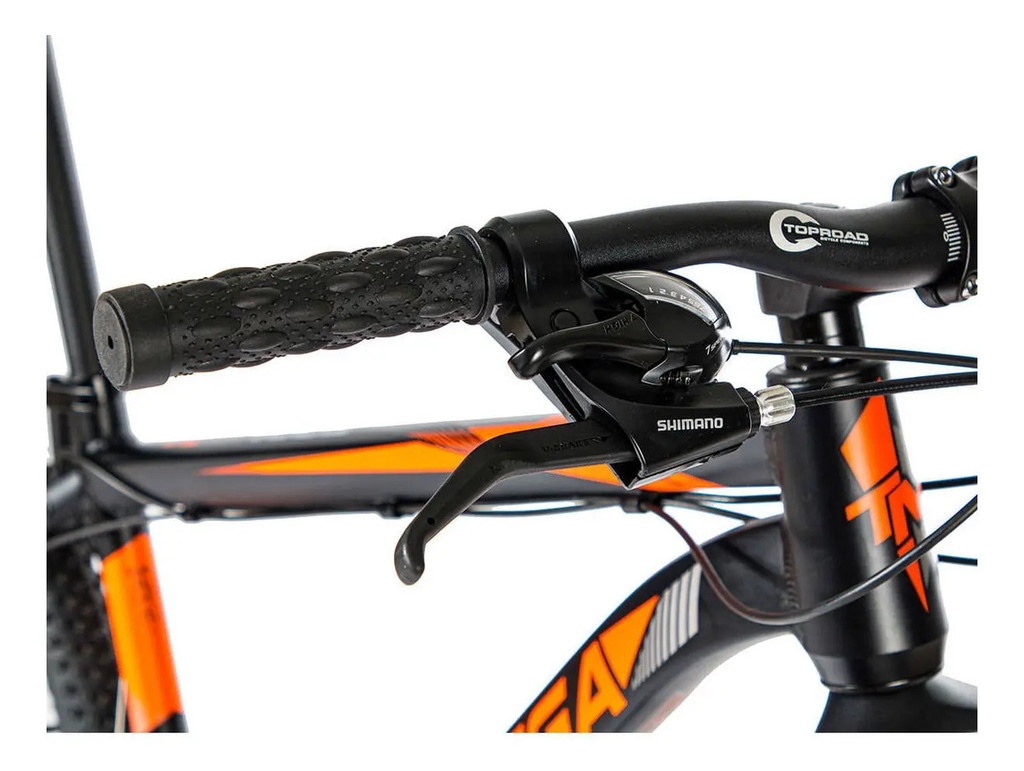 Mountain Bike Topmega Regal R29 S 21v Frenos De Disco Mecánico Cambios Shimano Color Naranja