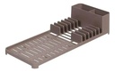 Kit Combo Cocina Escurridor Organizador Jabonera Tacho -gris