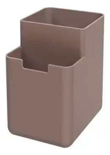 Kit Combo Cocina Escurridor Organizador Jabonera Tacho -gris