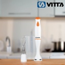 Minipimer Licuadora De Mano Vitta 2 En 1 800w Blanco