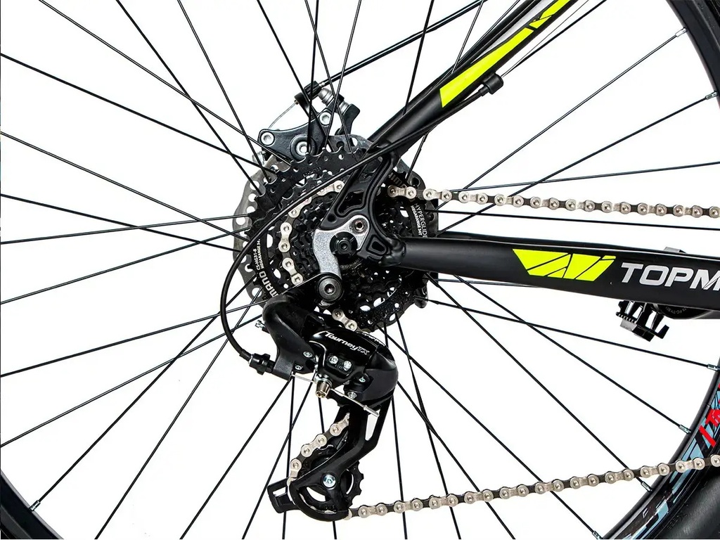 Bicicleta Mtb Top Mega Thor R29 V24 Shimano - Freno A Disco. Negro 18  