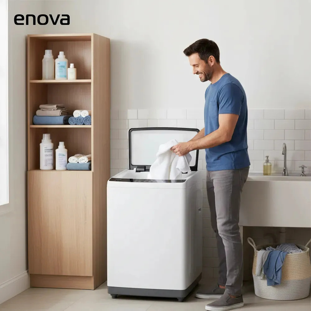 Lavarropas Enova Carga Superior 6 Kg Blanco