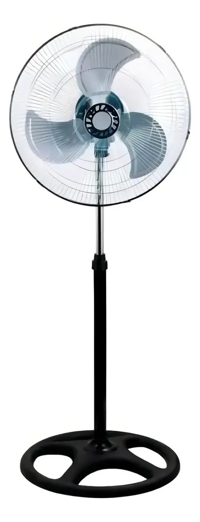 Ventilador Kanji Kjh-1811 18  De Diámetro 1.7m 3 En 1 Con 3 Palas De Metal 90w 45.72 Cm Negro Gris