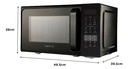 Microondas Smartlife 29 Litros Digital C/Grill Color Negro (SL-MVO29MDGB)