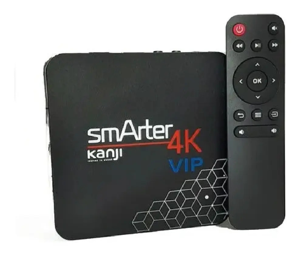 Tv Box Kanji Smarter 4k Vip 4gb 32gb Usb - Hdmi Pro Negro Estándar
