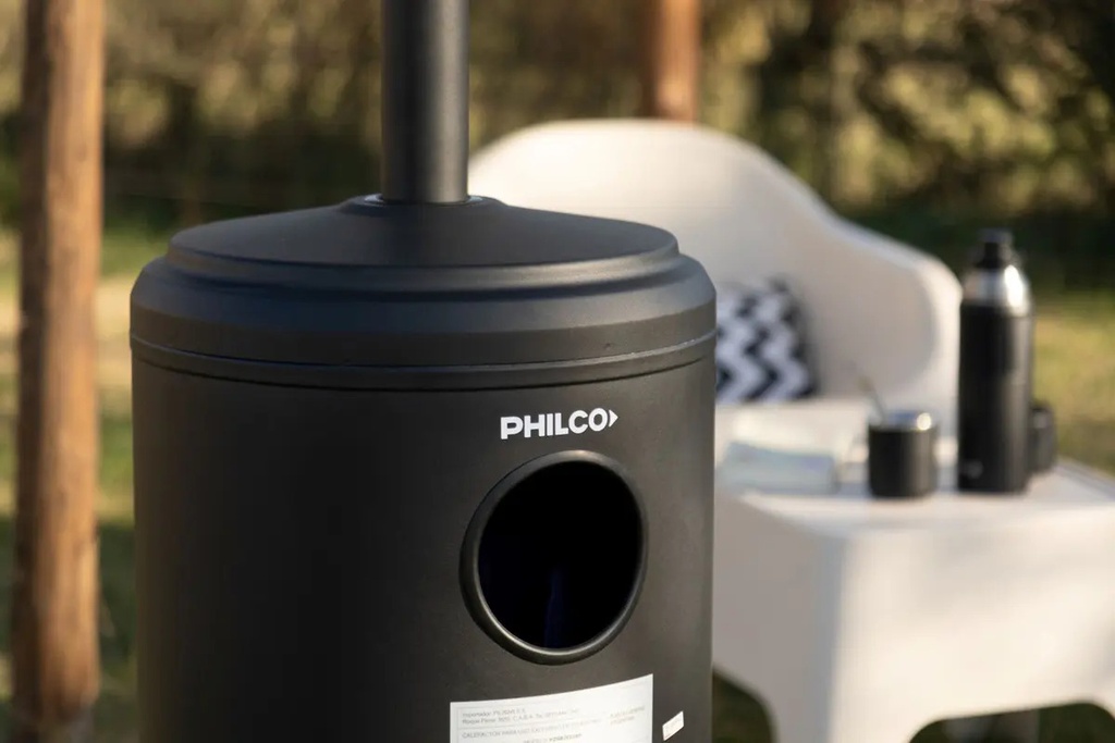 Hongo Estufa Calefactor Exterior Philco Pzgb2022ap A Gas Negro
