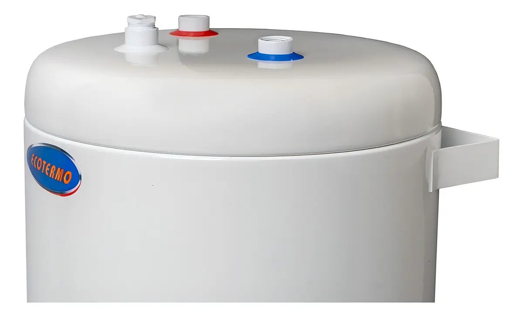 Termotanque Ecotermo Elec 125 Cs Eléctrico 125 Litros Conexión Superior Color Blanco