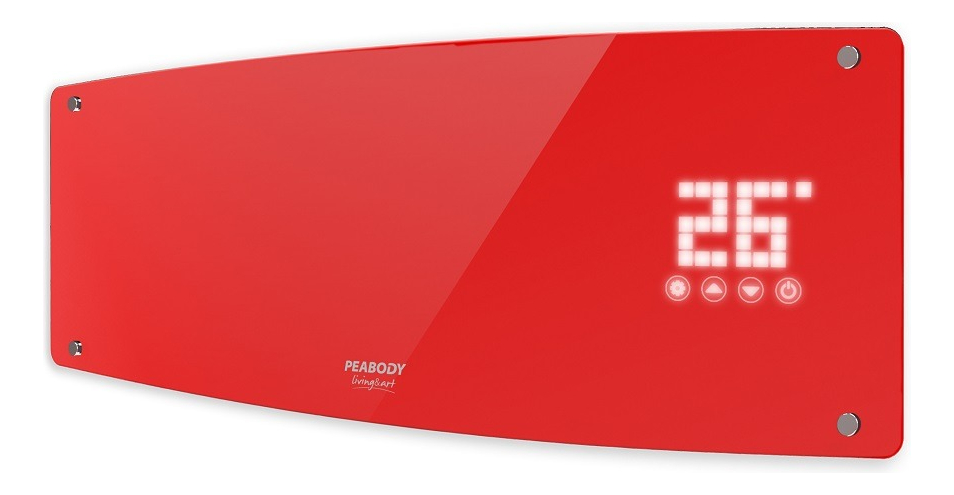 Calefactor Eléctrico Peabody Pe-cv20 Rojo 220v P1 Rojo