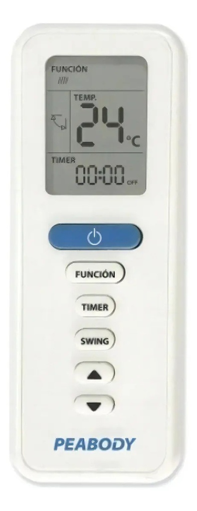 Calefactor Eléctrico Peabody Pe-cv20 Blanco 220v P2 Blanco