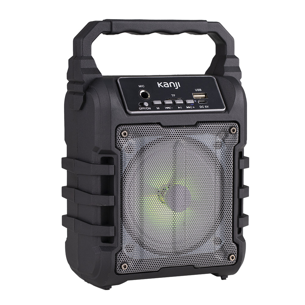 Parlante Bluetooth Portátil Radio Fm Usb Y Sd Kanji Amnesia 