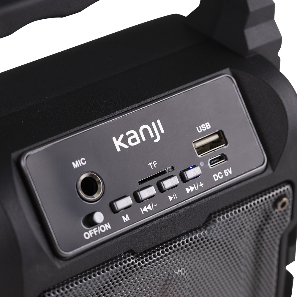 Parlante Bluetooth Portátil Radio Fm Usb Y Sd Kanji Amnesia 