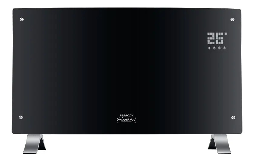 Calefactor Eléctrico Peabody Pe-vqd20 Negro 220v