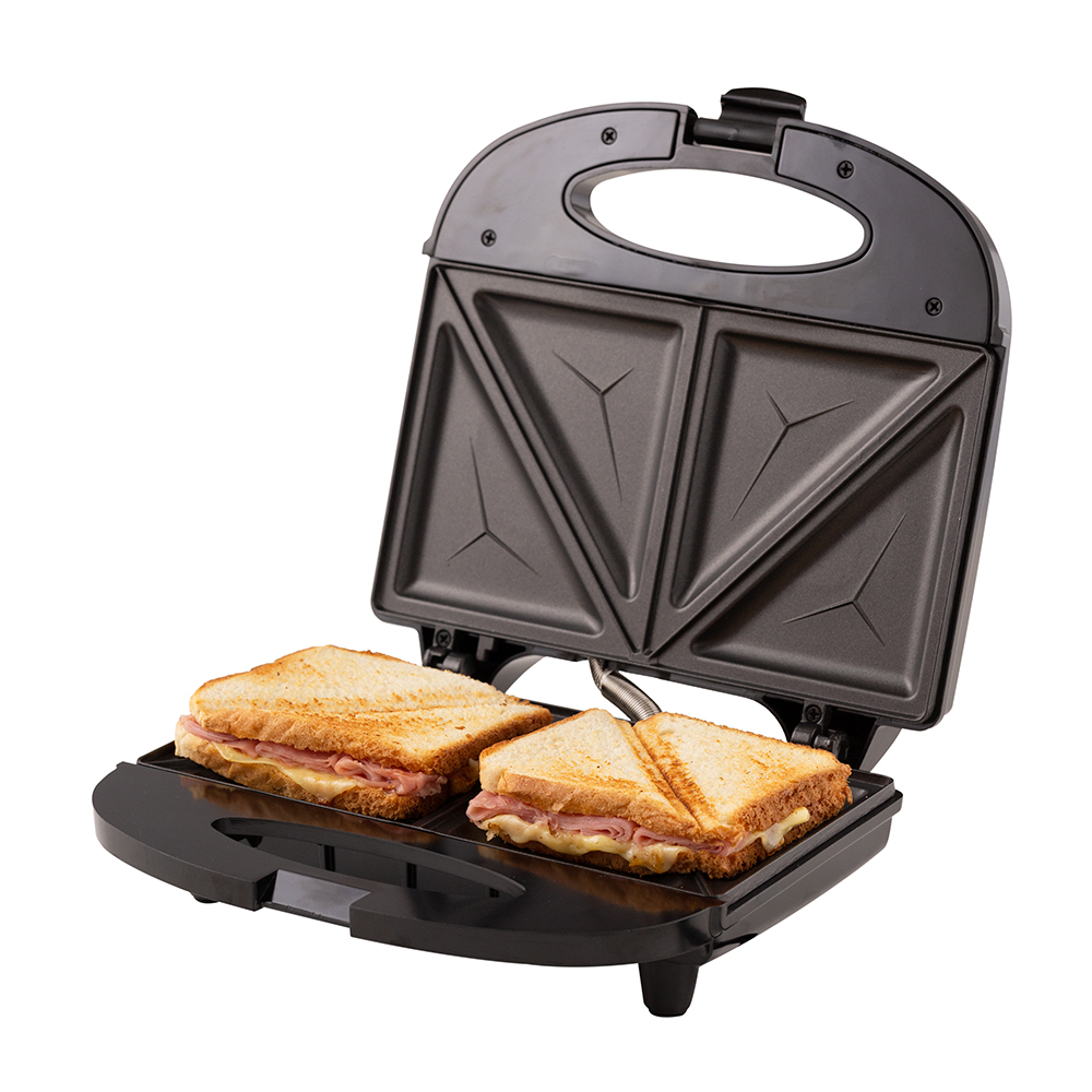 Sandwichera Negra Tostadora Antiadherente 700w - Vitta