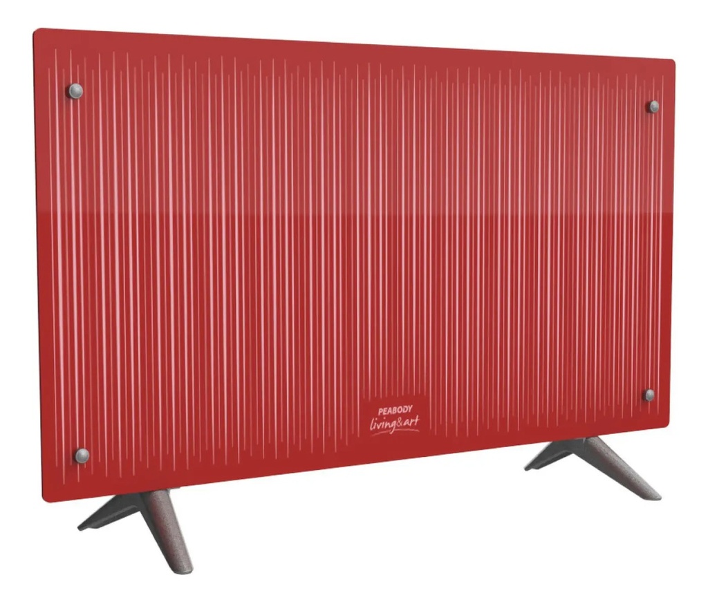 Vitroconvector Plano Peabody 2000w Pe-vc20rr Rojo Rojo