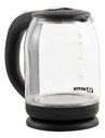 Pava Electrica Vitta Hervidora Vidrio 1,8l 1500w Corte Auto. Negro