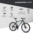 Bicicleta Anderson Aluminio S600 R29" X 20" Negro/Rojo