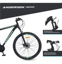 Bicicleta Anderson Aluminio S600 R29" X 20" Negro/Rojo