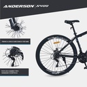 Bicicleta Anderson Acero S400 R29" X 20" Negro/Blanco