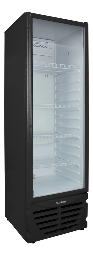 Heladera Exhibidora Vertical Telefunken Tk370en 370l Negro Negro